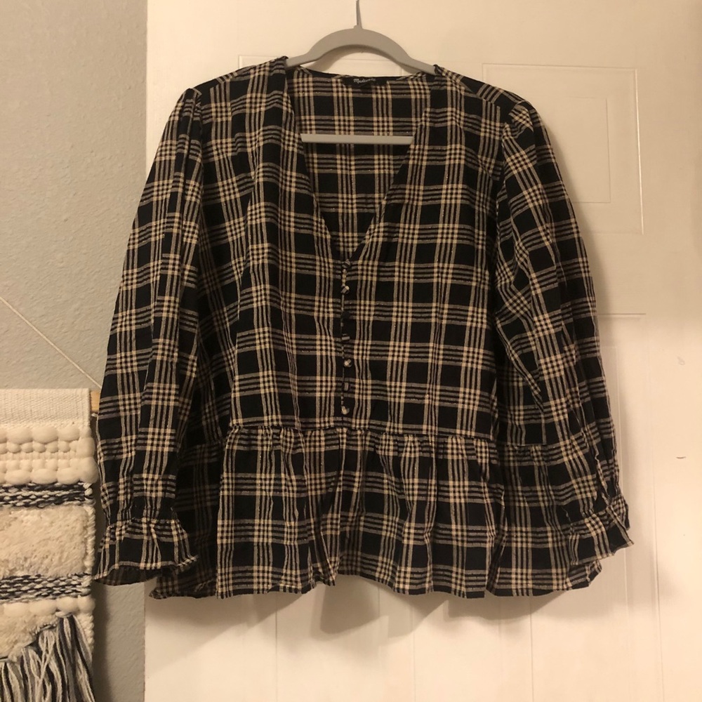 Plaid top